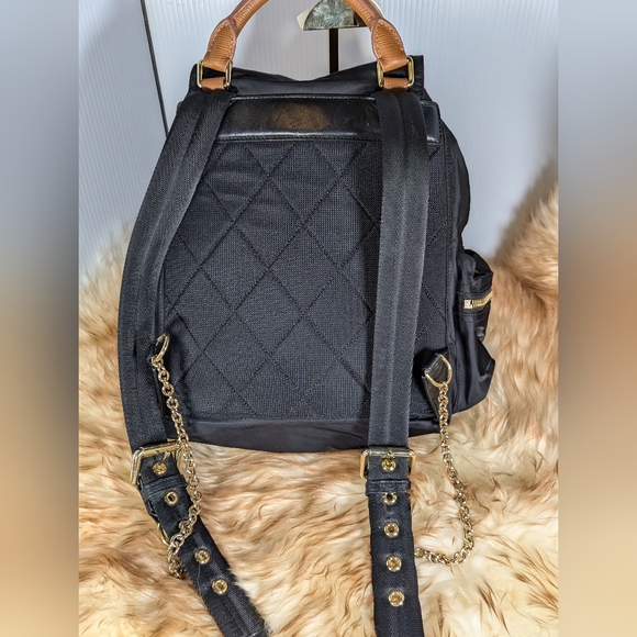 Burberry Nylon Rucksack Backpack Black Drawstring Bag - Picture 3 of 10